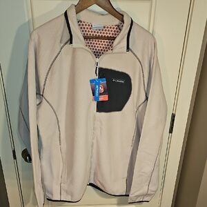 Columbia Beige Full-Zip Jacket